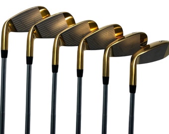 Pacific Golf Clubs-flt-1 Gold Premium Iron Set #6-SW Regular