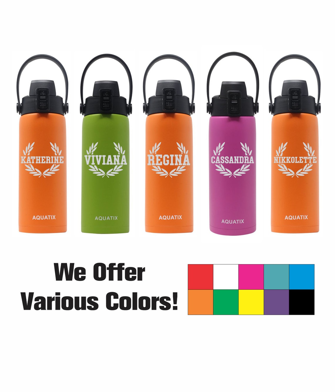 5 Pack and Uprumblesport Font Name Wreath Style Bulk Etsy