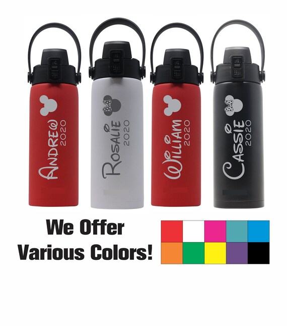 Flip Top Plastic Water Bottles - 21 oz, Assorted Colors