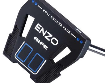 Rife ENZO LOW TORQUE Putter - Custom Length and Choose your Putter Grip-Includes Head cover