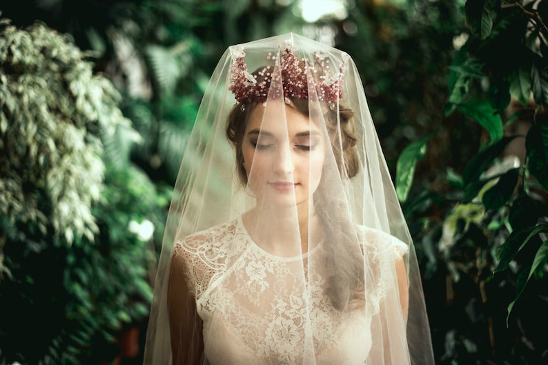 Red Crystal Wedding Dress