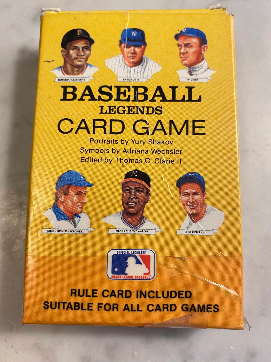Baseball Legends Card Game 1991 Etsy