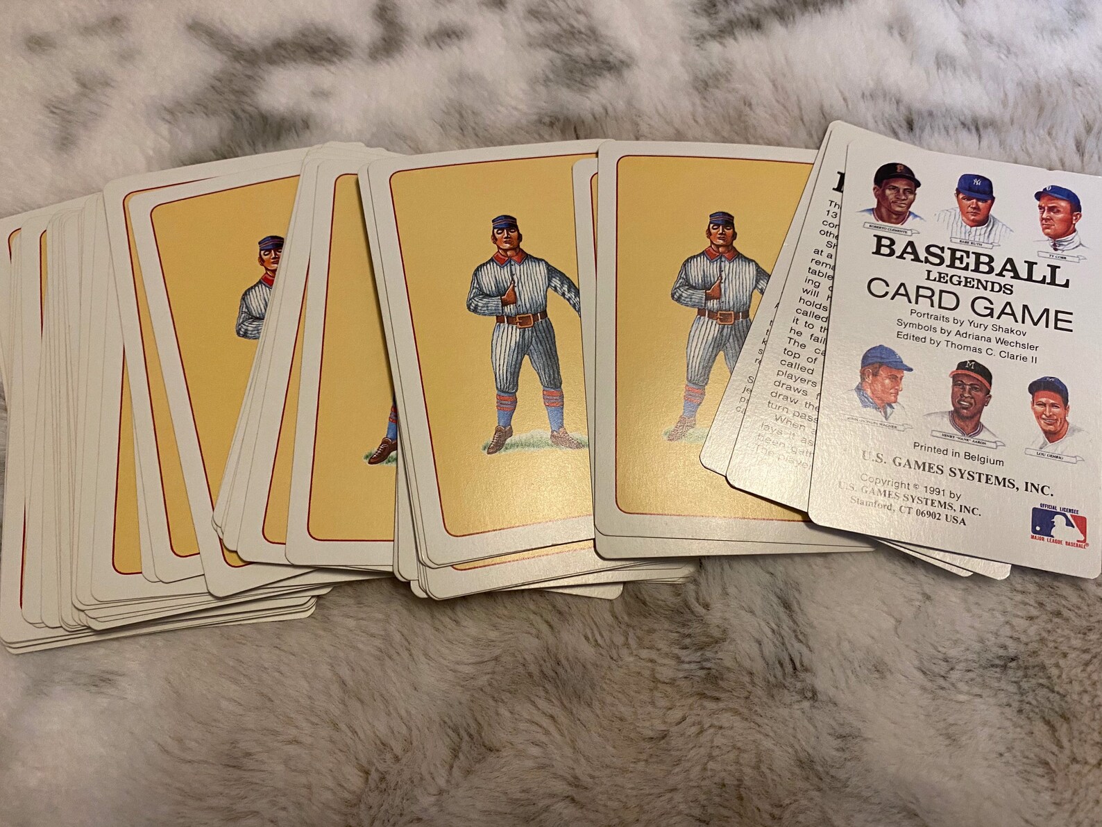 Baseball Legends Card Game 1991 Etsy