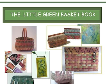 Little Green Basket Book Volume #2 - tissage avec du papier