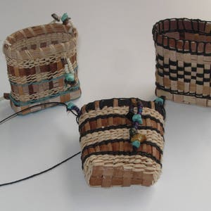 Digital Download PATTERN for Birch Bark Necklace Basket image 2