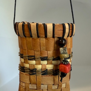 Birch Bark Necklace Baskets