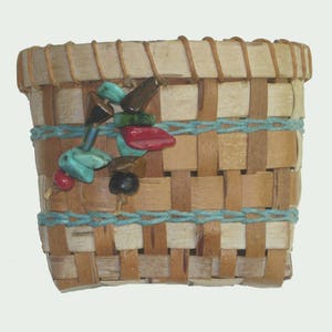 Digital Download PATTERN for Birch Bark Necklace Basket image 4