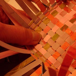 PATTERN for watercolor paper basket image 2