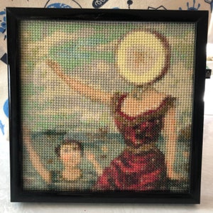 Neutral Milk Hotel Airplane Over the Sea portada del álbum punto de cruz ***patrón solamente!*** alternativa