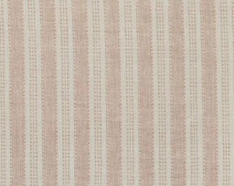 Elizabeth Eakins "New Venice Stripe" Fabric Yardage in Color "Coral"