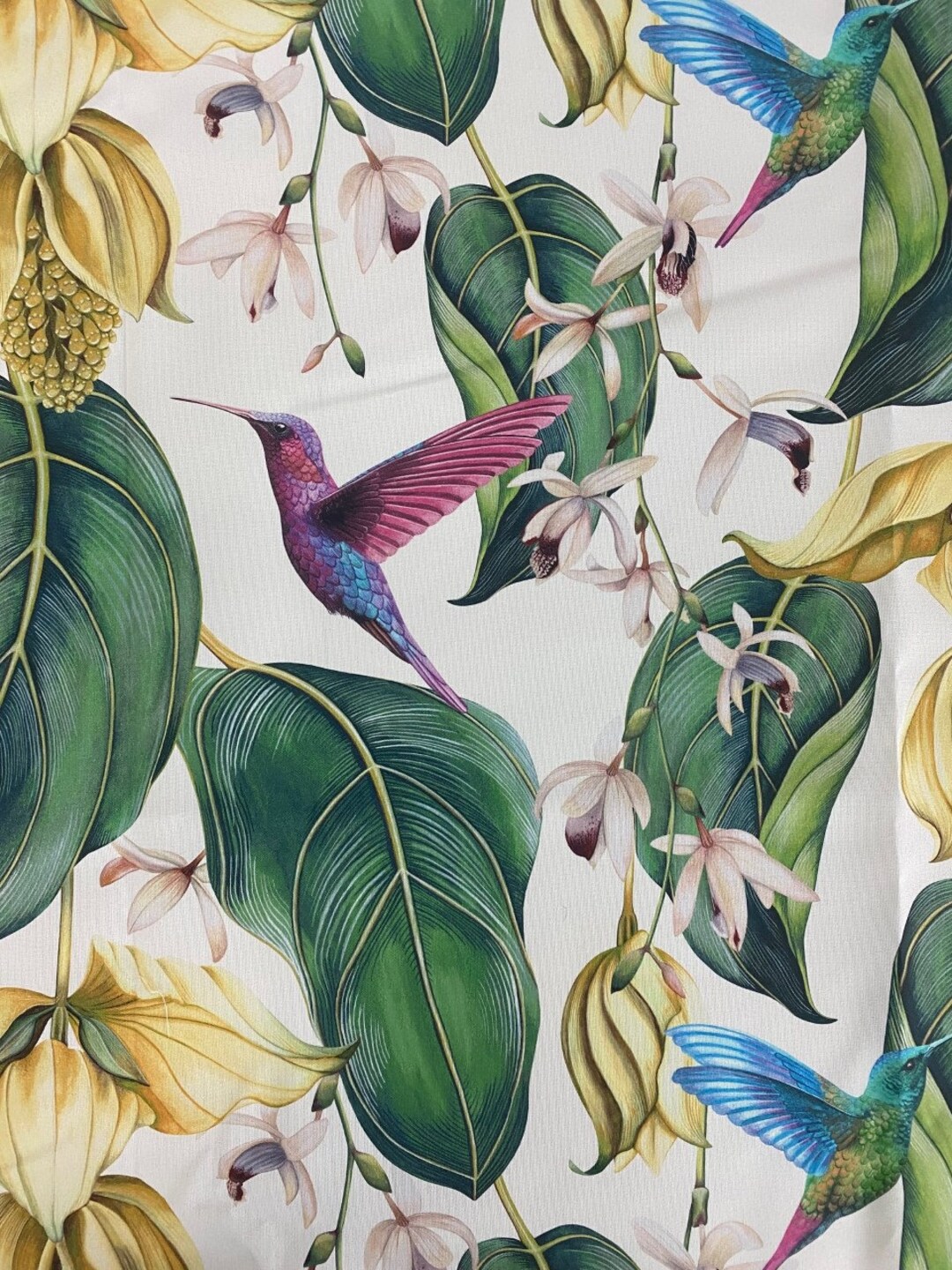 Osborne and Little trailing Orchid Outdoor Fabric Remnant Etsy