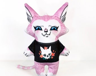 cat kid plush