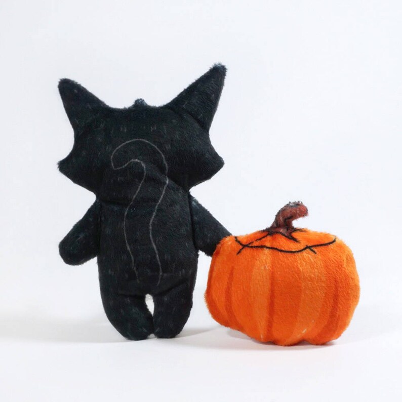 black cat doll