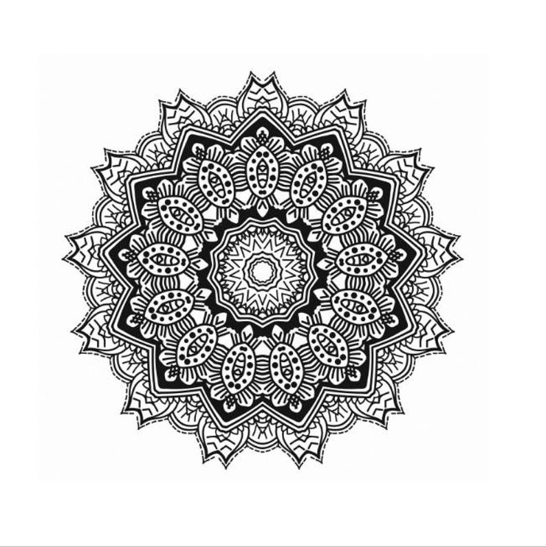 Mandala: The relief of stress Coloring Pages for Adults | Etsy