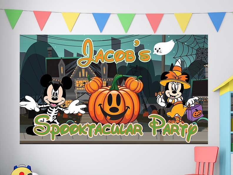 Aginc Halloween Banner Mit Mäusen & Wirbeln – Bunte Party-Deko Für Kinder, Grusel-Spaß Garantiert!