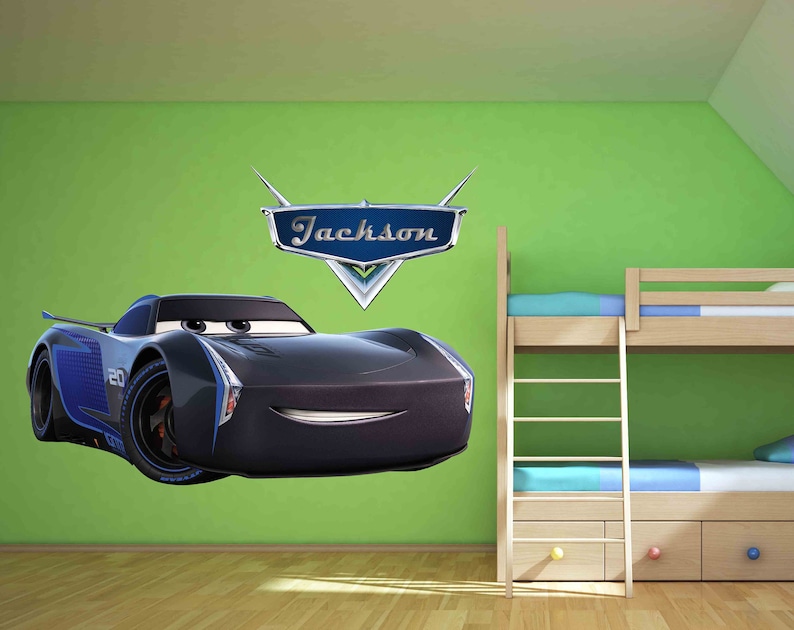 Disney Decals Lightning Mcqueen Art,Cars Cars Wall Designs Cars Wall Murals Jackson Storm Wall Decal,Game Room Cars Decals Cars 3