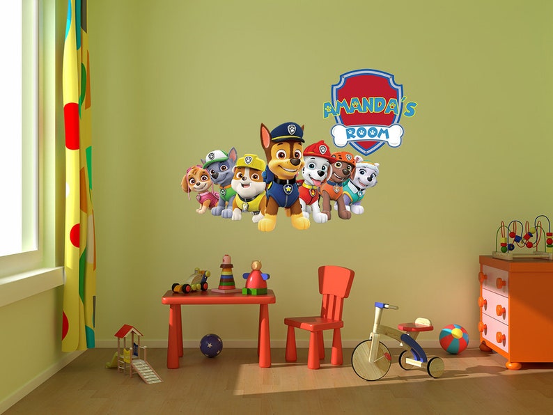 Custom Paw Patrol decals Paw Patrol decal Paw Patrol art | Etsy
