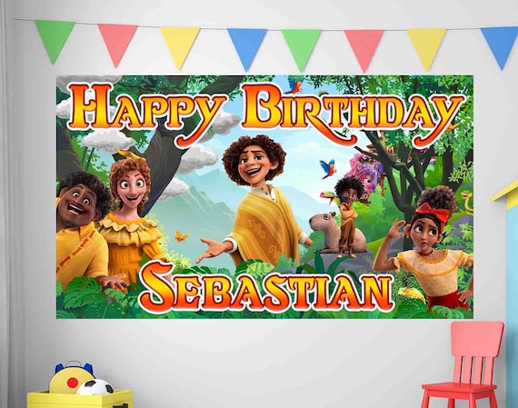 Encanto Birthday Encanto Birthday Banner Custom Encanto - Etsy