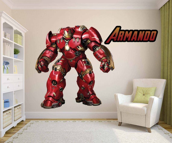 Disney Decals Hulkbuster Wall Decalgame Room Decalshulk Singapore - Hulk Wall Decal With Name Disney Decals Hulkbuster Wall Decalgame Room Decalshulk Singapore - Hulk Wall Decal With Name