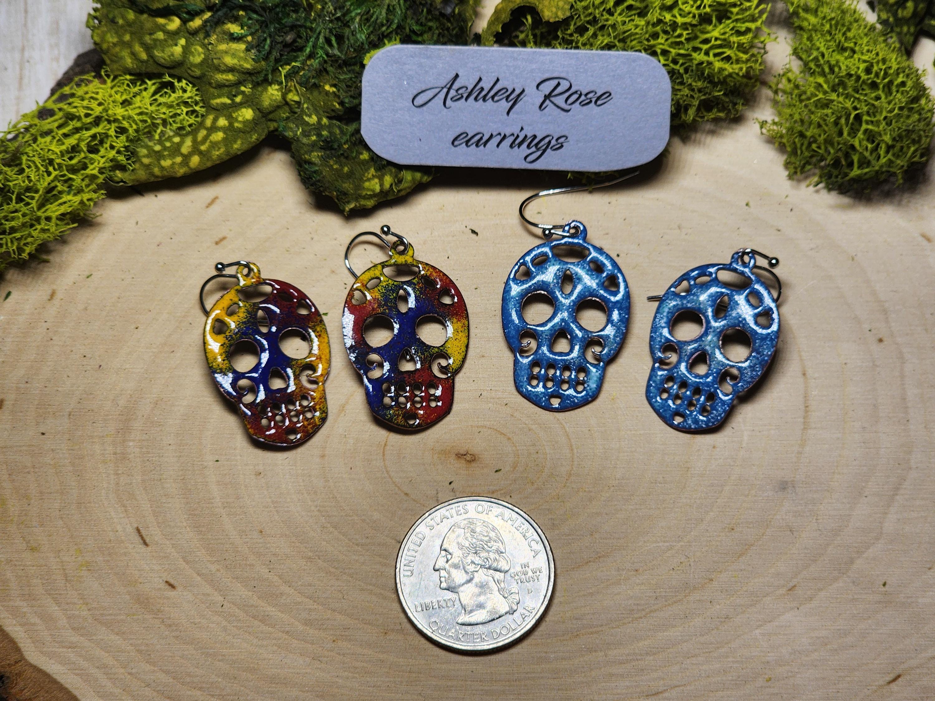 Skulls with Blue, Red, and Yellow - Thumbnail 3