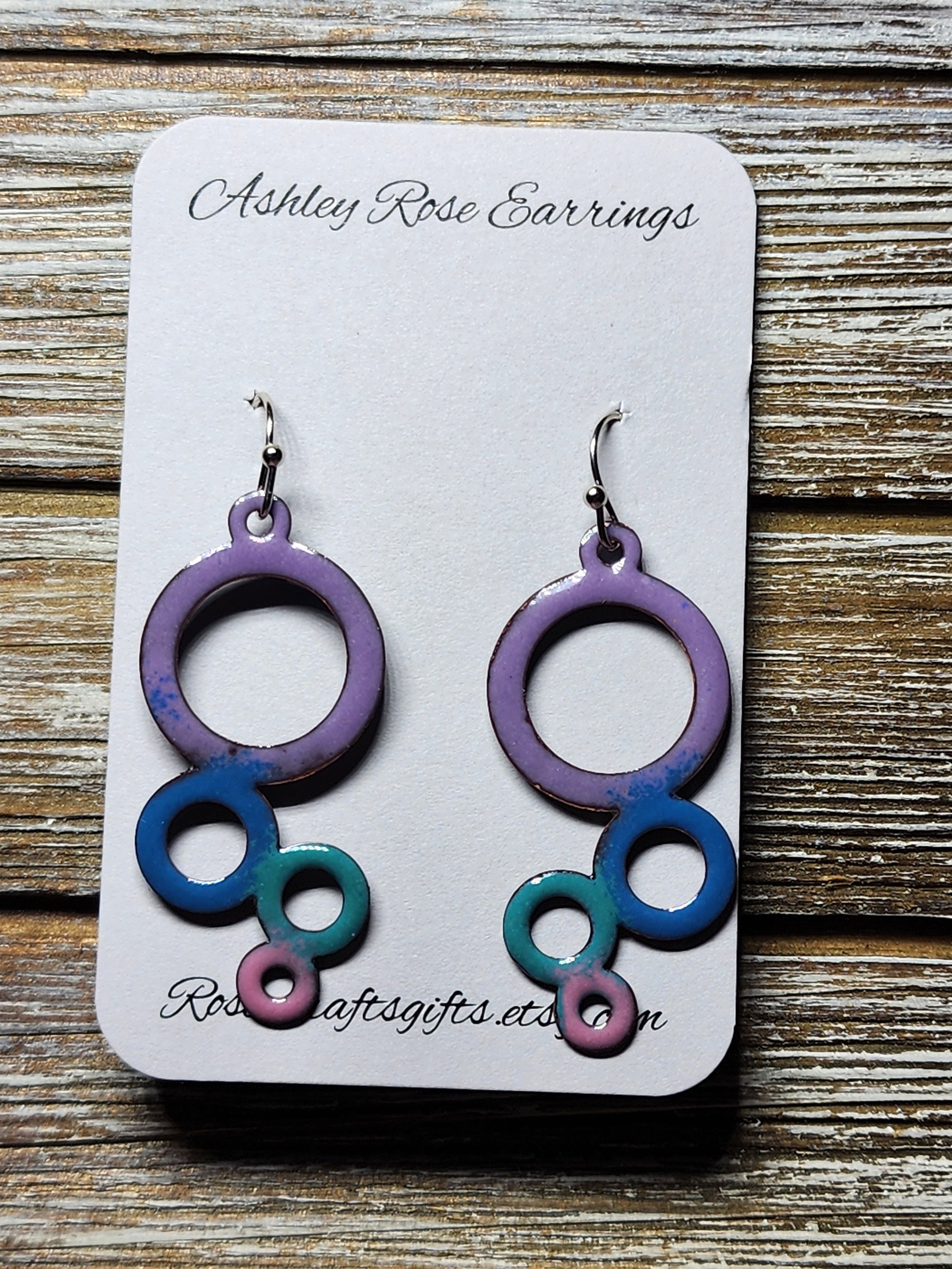 Circles Purple, Blue, Green, and Pink