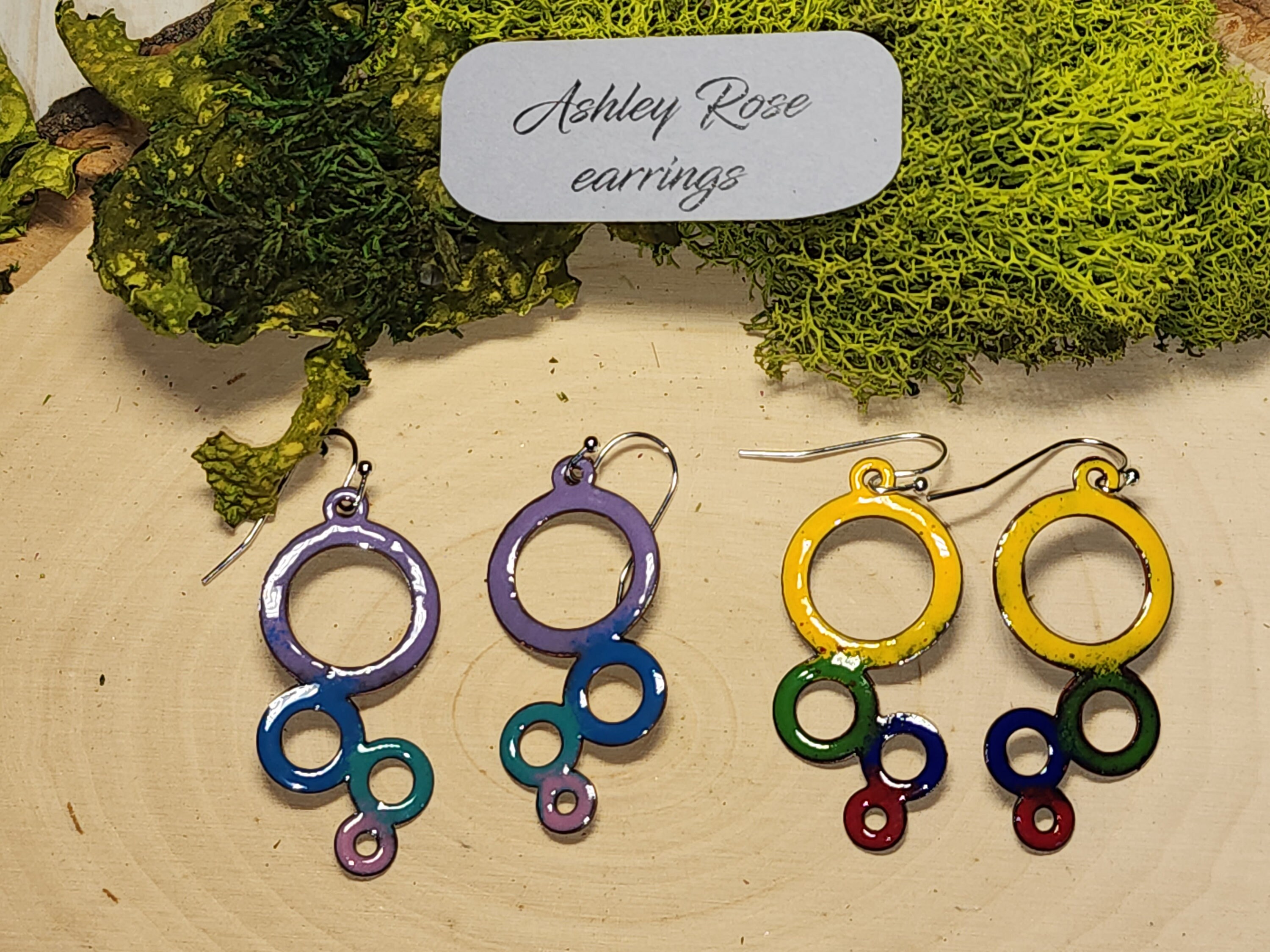 Circles Purple, Blue, Green, and Pink - Thumbnail 3