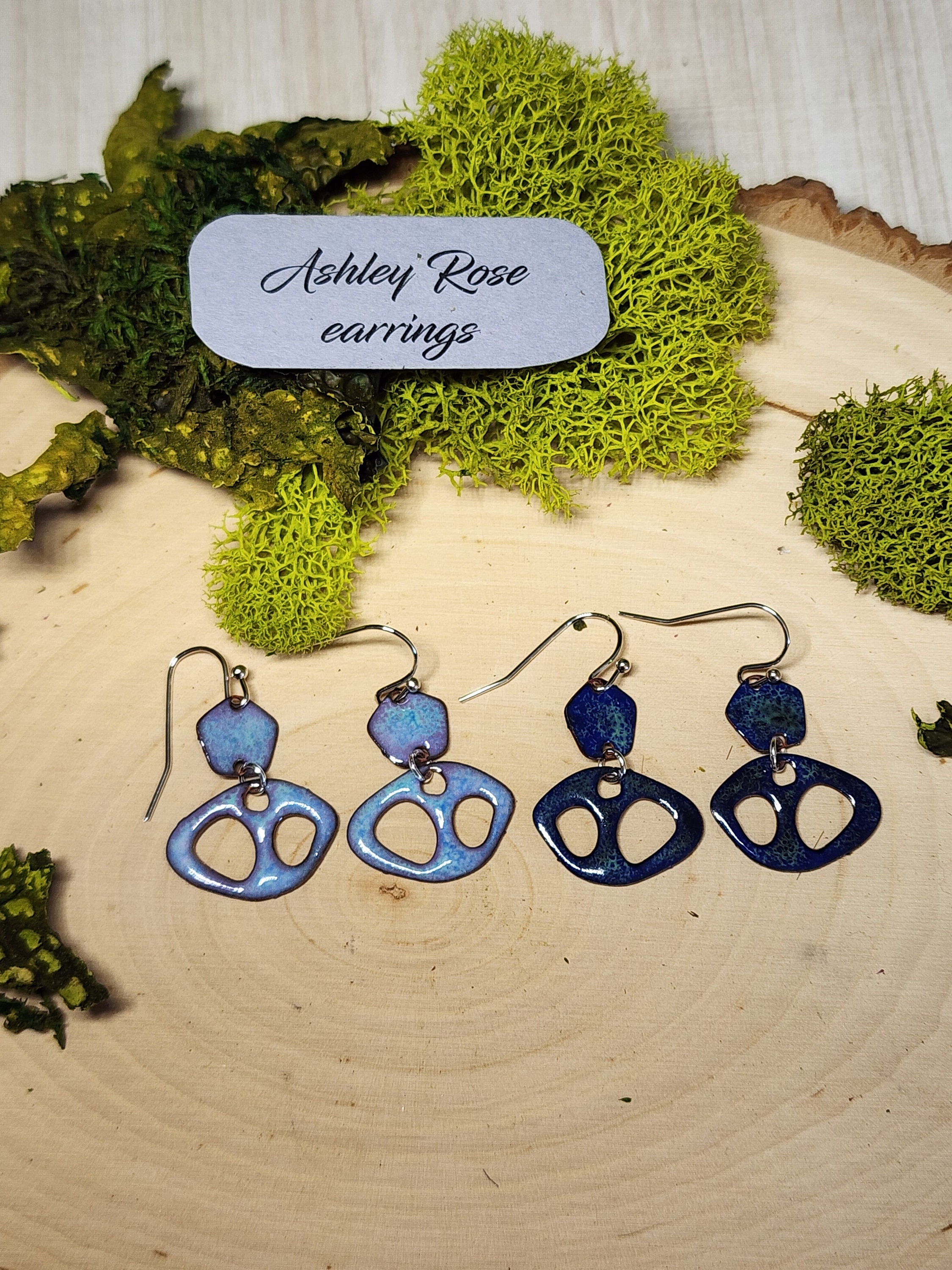 Abstract Shapes Purple and Blue - Thumbnail 3