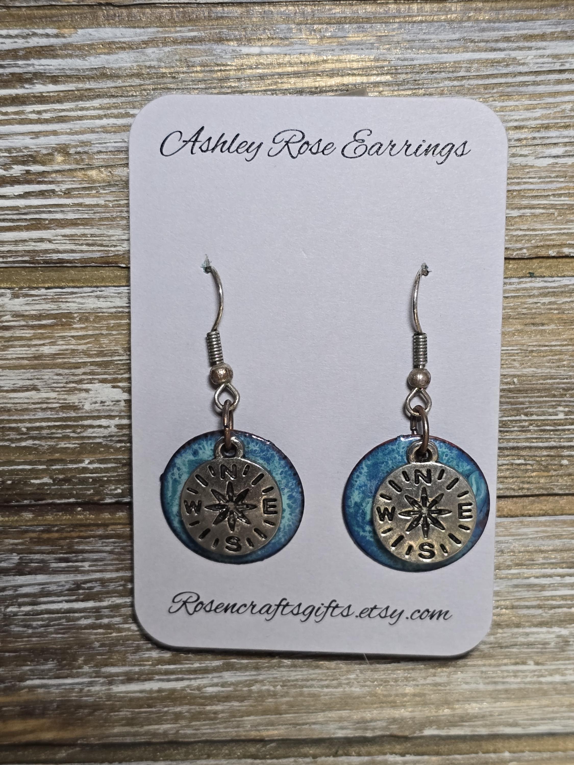 Compass with Blue/Green background