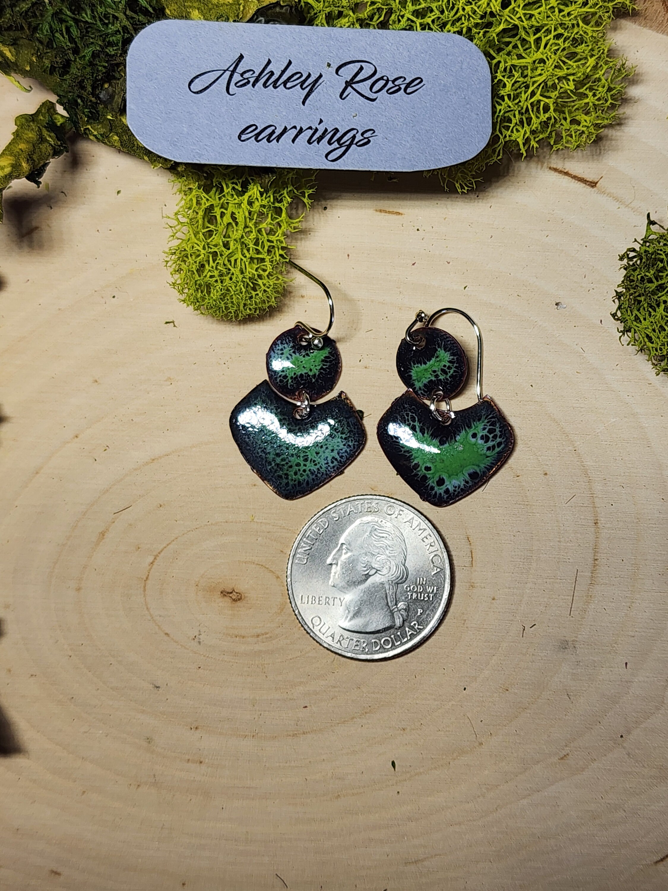 Abstract Shapes Black and Green. - Thumbnail 2