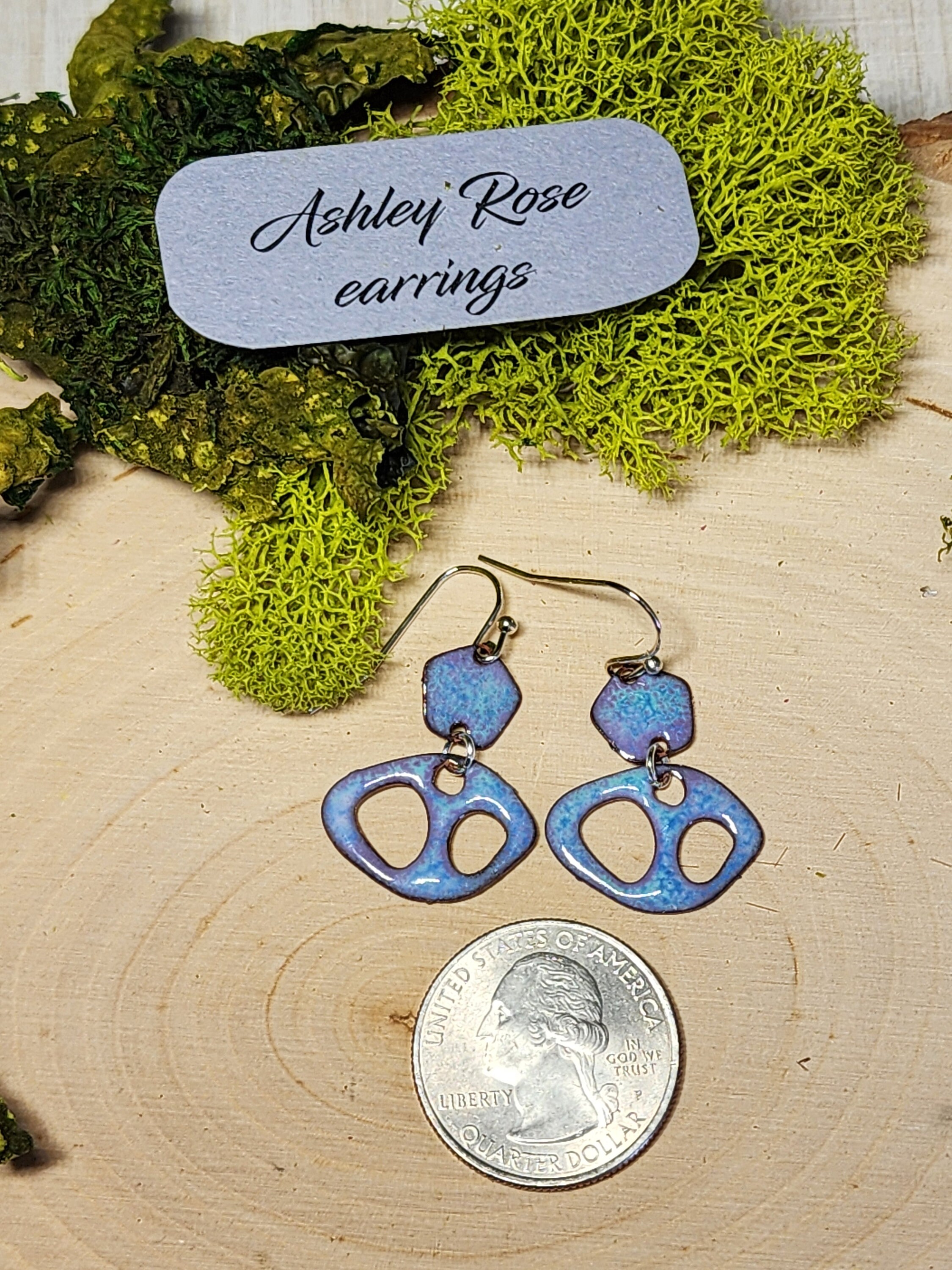 Abstract Shapes Purple and Blue - Thumbnail 2