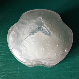 Old Crystal Face Powder Women's Box  Lady Trinket Box
