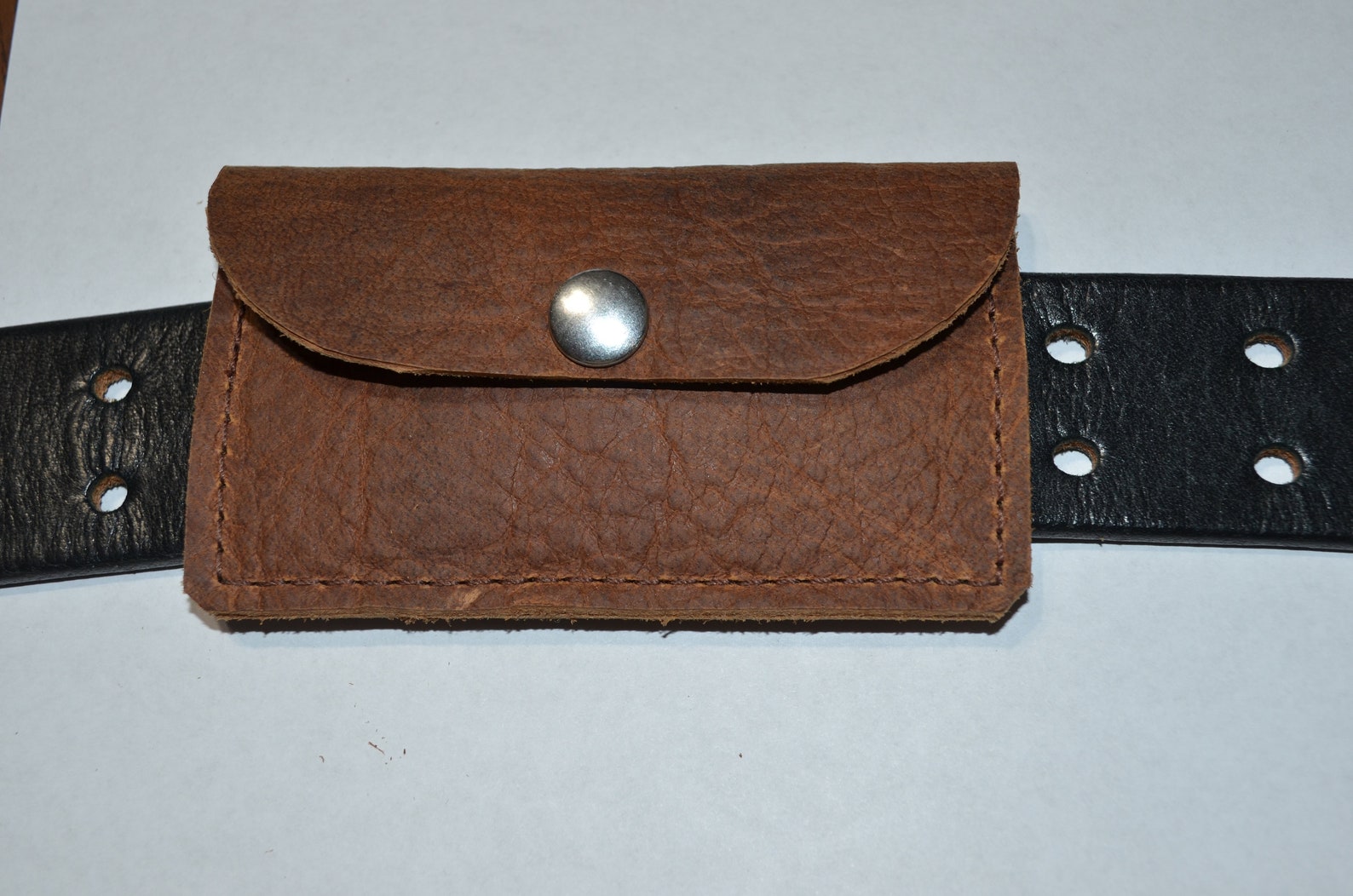 Leather Handmade ID Holder for Women and Men With Belt Loop Etsy