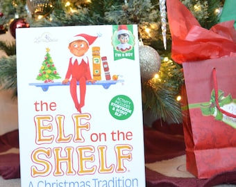 The Elf On The Shelf A Christmas Tradition Boy Elf Light Skin / Blue Eyes Scout Elf Santa's Helper North Pole