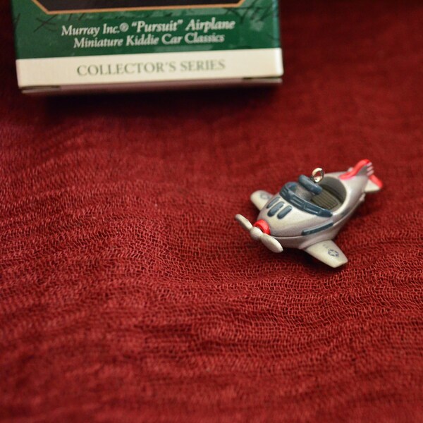 Murray "Pursuit" Airplane Miniature Kiddie Car Classics Third In The Series 1941 Plane Gift Exchange Stocking Stuffer Holiday Tree Decor