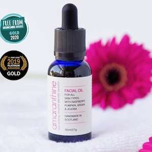 Face oil - facial oil - face oil for dry skin - face oil for sensitive skin - face oil for rosacea - best face oil - natural face oil