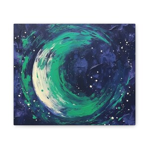 Moon Canvas, Moon Print, Crescent Moon, Crescent Moon Art, Abstract Art, Print on Canvas, Gift, Decor, Wall Decoration, Wall Art, Canvas