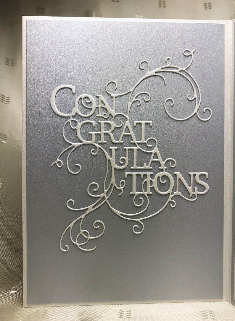 Congratulations on Your Wedding Card With Sincere Verse Etsy