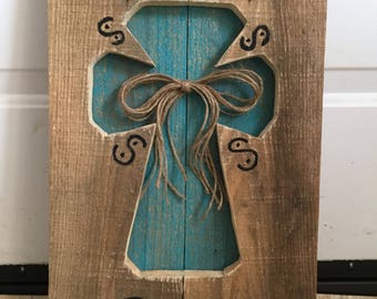 Rustic wooden cross, Easter,wooden cross, rustic cross, cross, Jesus, Christ, Son of God, cross decor, rustic decor, painted cross