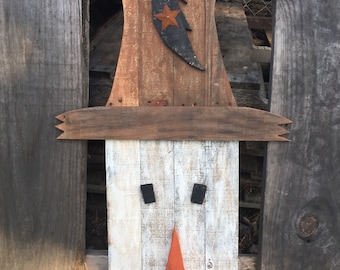 Wooden scarecrow, scarecrow, rustic scarecrow, rustic, wooden, pallet scarecrow, Halloween, Halloween decorations, crow, Wizard of Oz,cutout