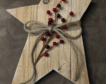 Primitive star, rustic star, star, wooden star, wall hanging, door hanging, primitive decor, rustic decor, pallet star, wooden, rustic