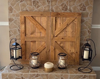 Rustic wooden barn doors/shutters, farm house decor, barn doors, shutters, wooden doors, wooden barn doors, barn shutters, rustic barn doors