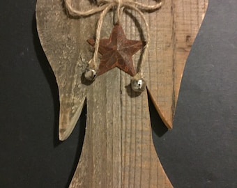 Primitive angel, wooden angel, angel, rustic angel, hanging angel, standing angel, angel wooden, pallet angel, pallet, wooden, primitive