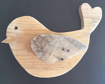 Wooden cutout bird, wooden bird, bird, rustic bird, cutout bird, wall hanging, door hanging baby shower, baby room, baby