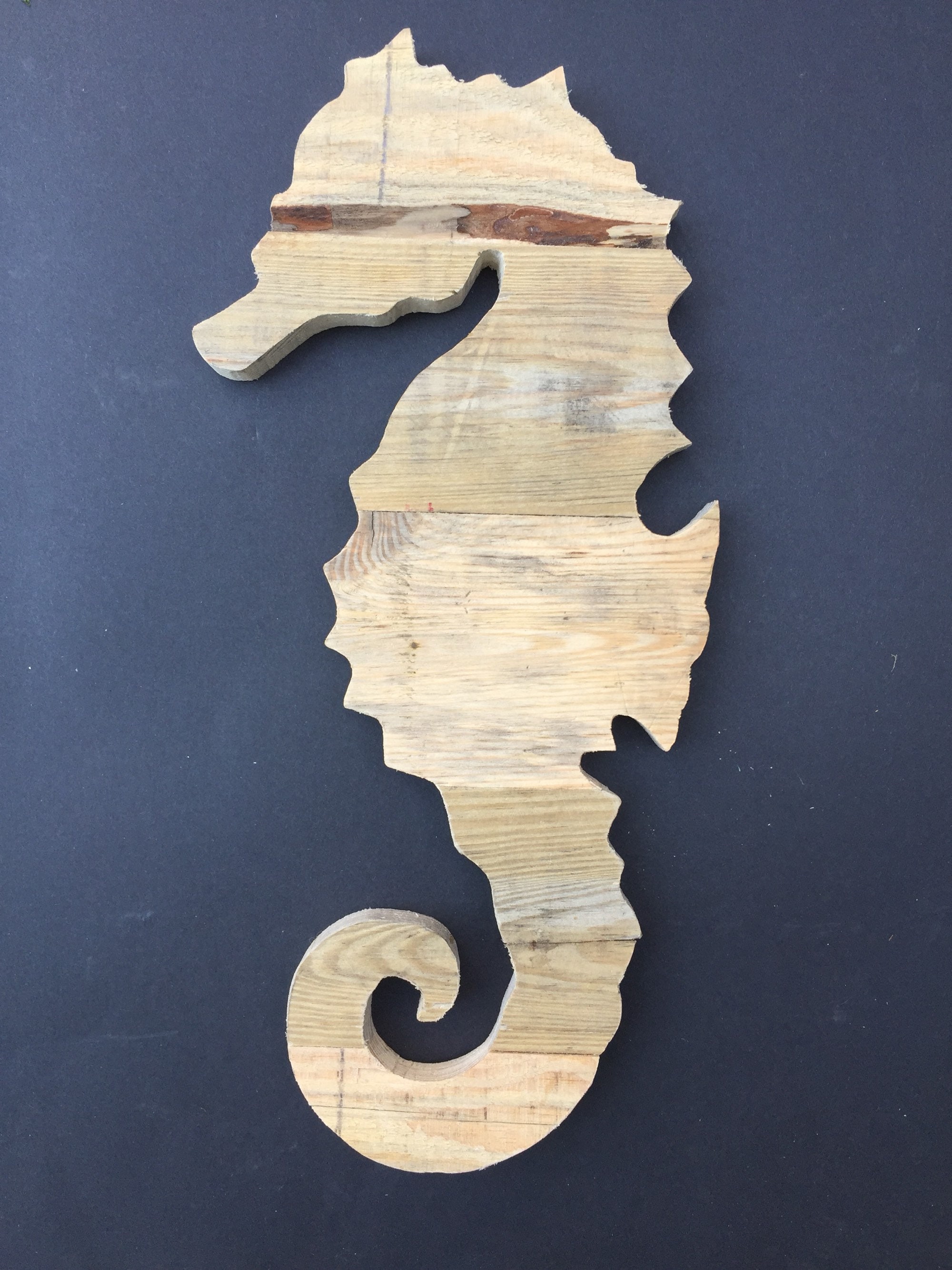 Wooden Seahorses, Seahorse, Ocean, Nautical, Wooden Cutout, Sea Animals