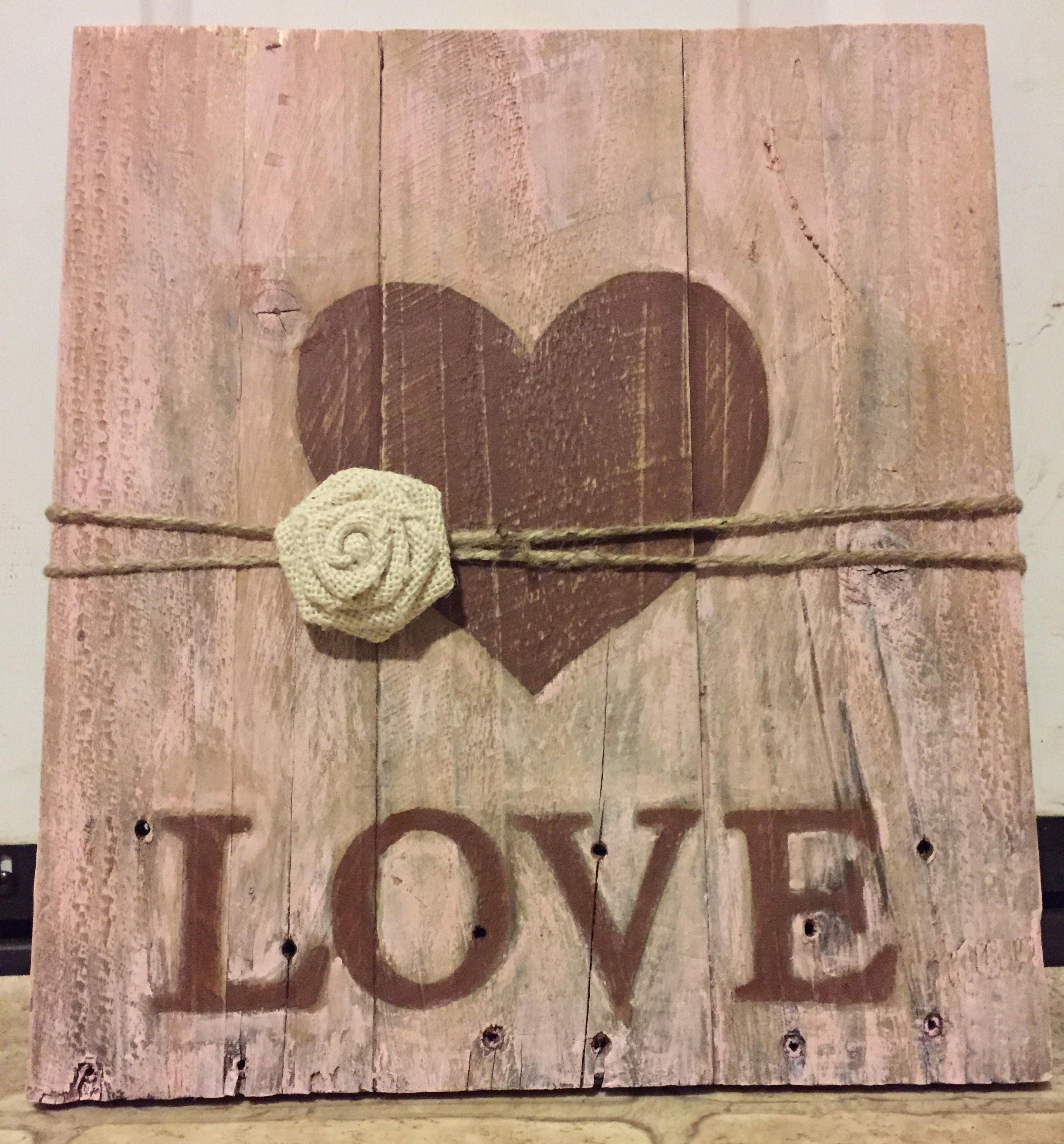 Rustic Heart Pallet Pallet Heart Rustic Heart Love Heart Etsy