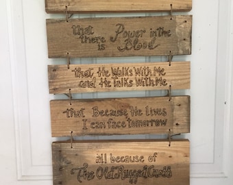 Rustic wooden hymnal hanging sign, hymnal sign, hymnal, wooden hymnal, rustic hymnal, hanging sign, hanging hymnal sign, Jesus, Christ, God