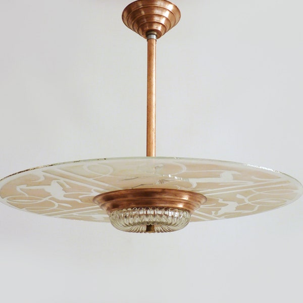 Art Deco Pendant Light Etsy — free download