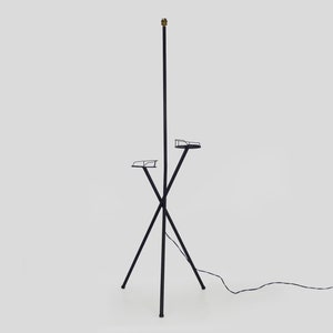Vintage Mathieu Matégot floor lamp, France, 1950s