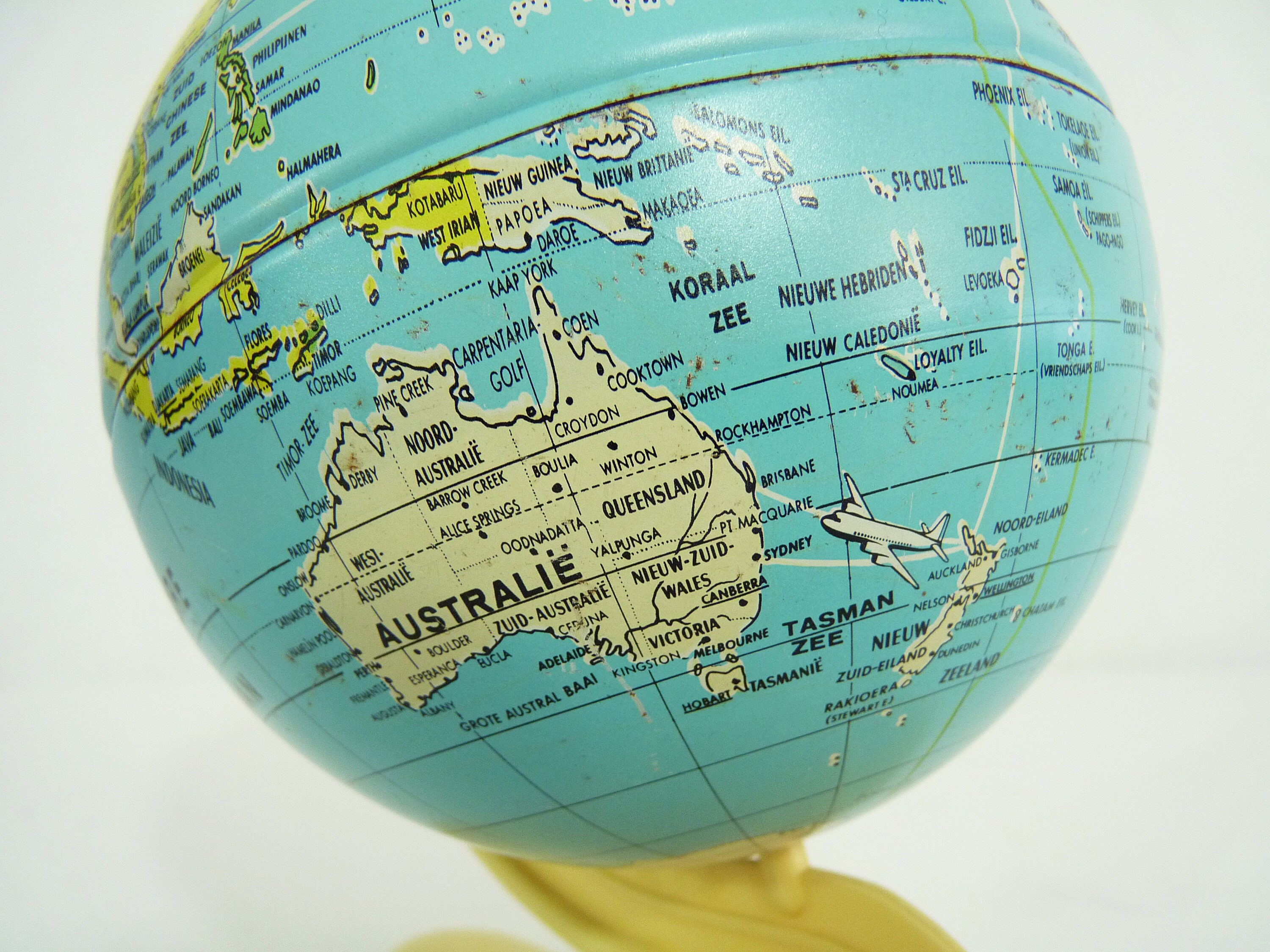 Terrestrial Globe Ms World Map West Germany Year 70 Etsy 日本