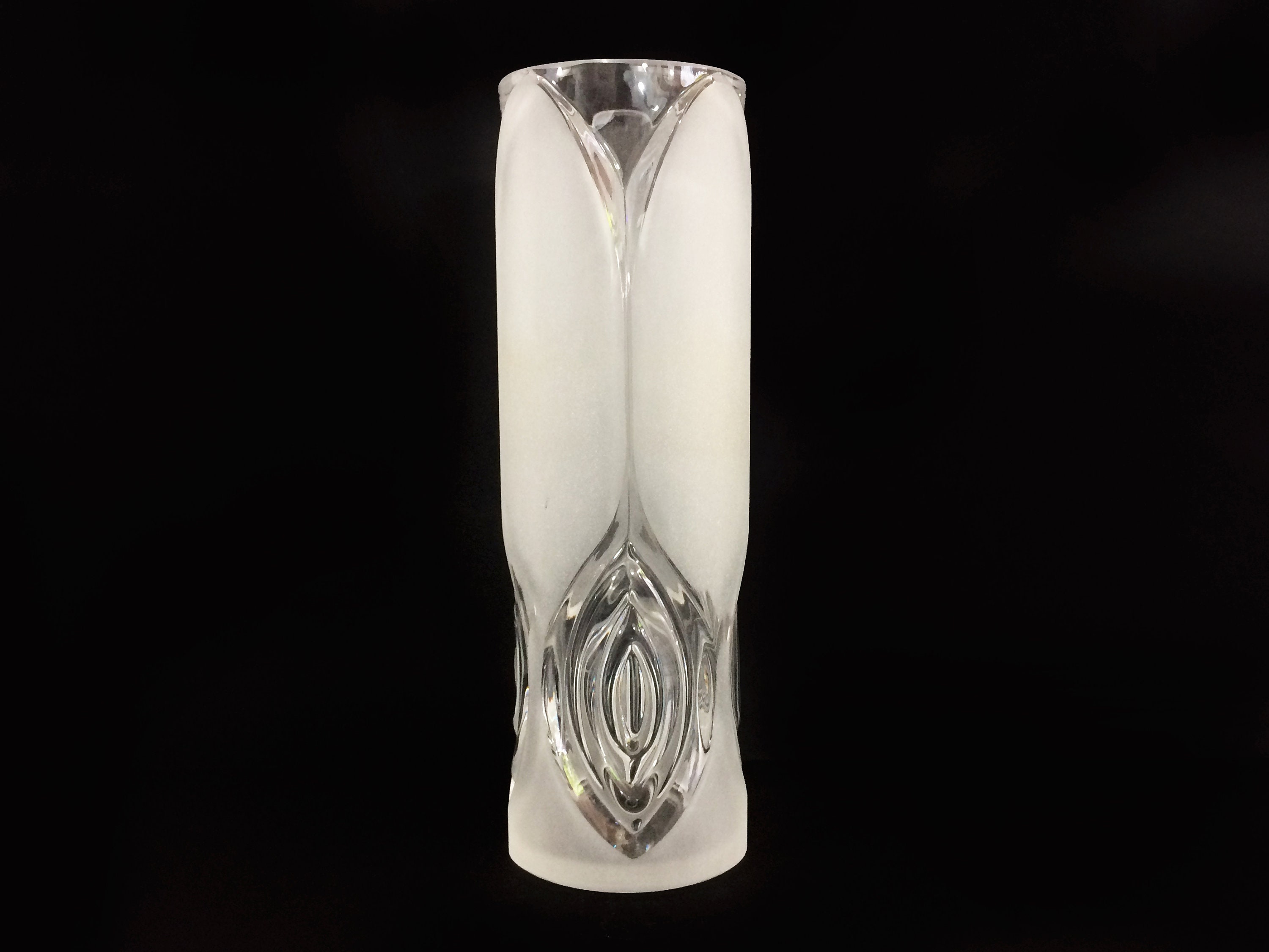 Grand Vase en Cristal de Peill & Putzler, Allemagne L'ouest, Brutaliste